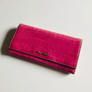 ✨Miu Miu✨ Fuschia Pink Crocodile Wallet Prada Snap